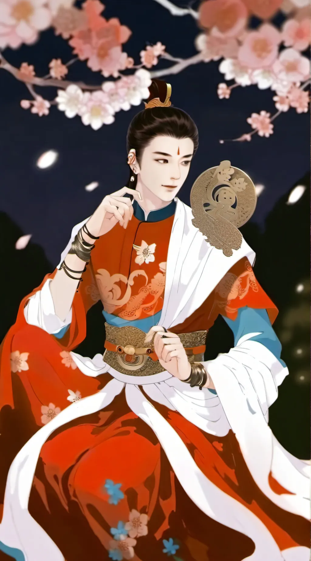 ai character: 暴雪 background