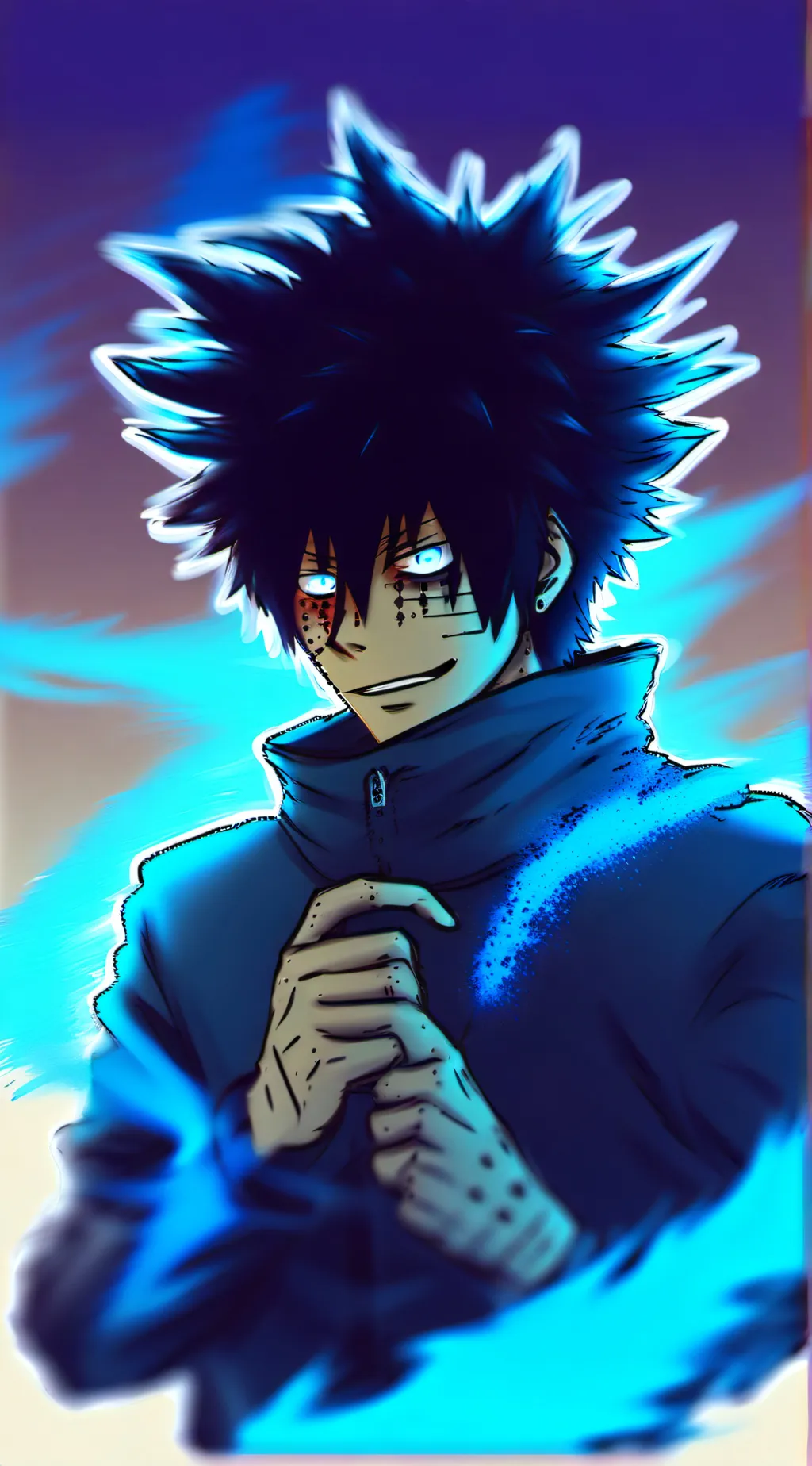 ai character: Dabi background