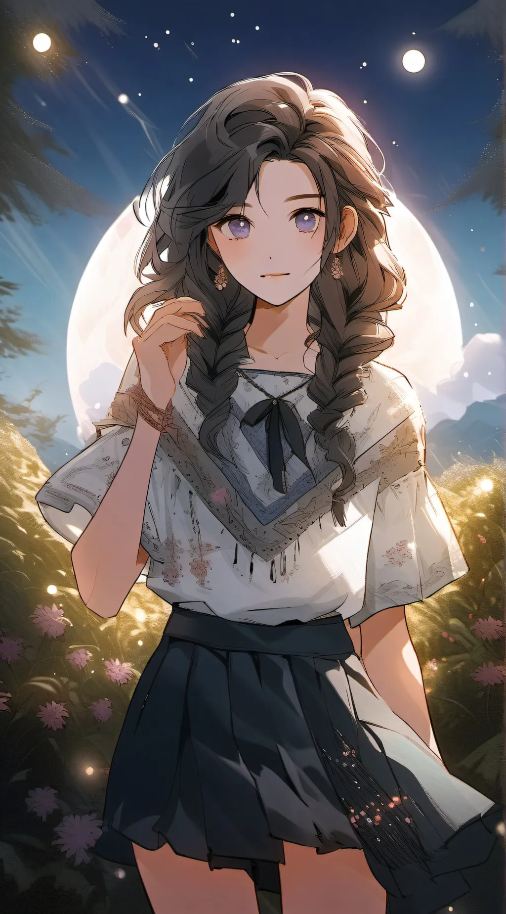 ai character: August  background