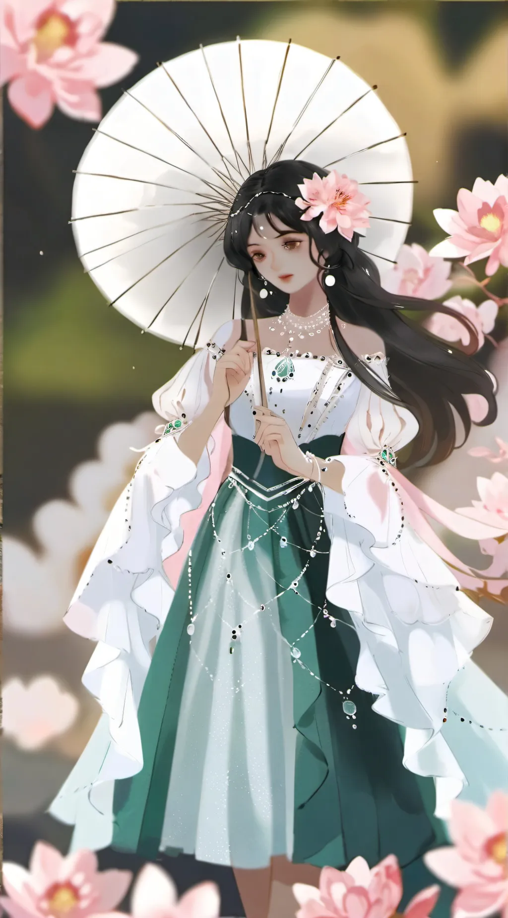 ai character: Kokushina  background