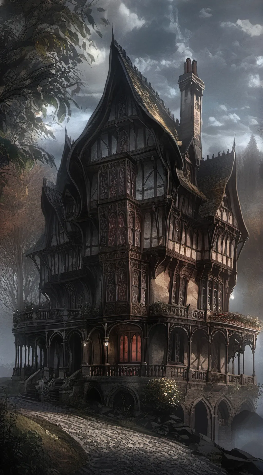 ai character: Hogwarts background