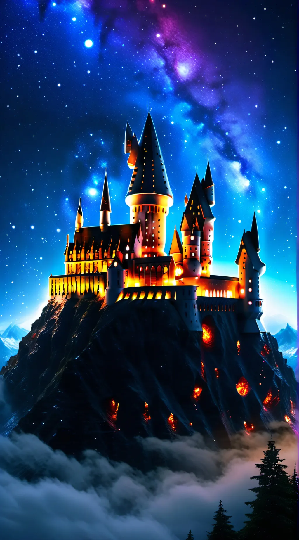 ai character: bts of hogwarts background