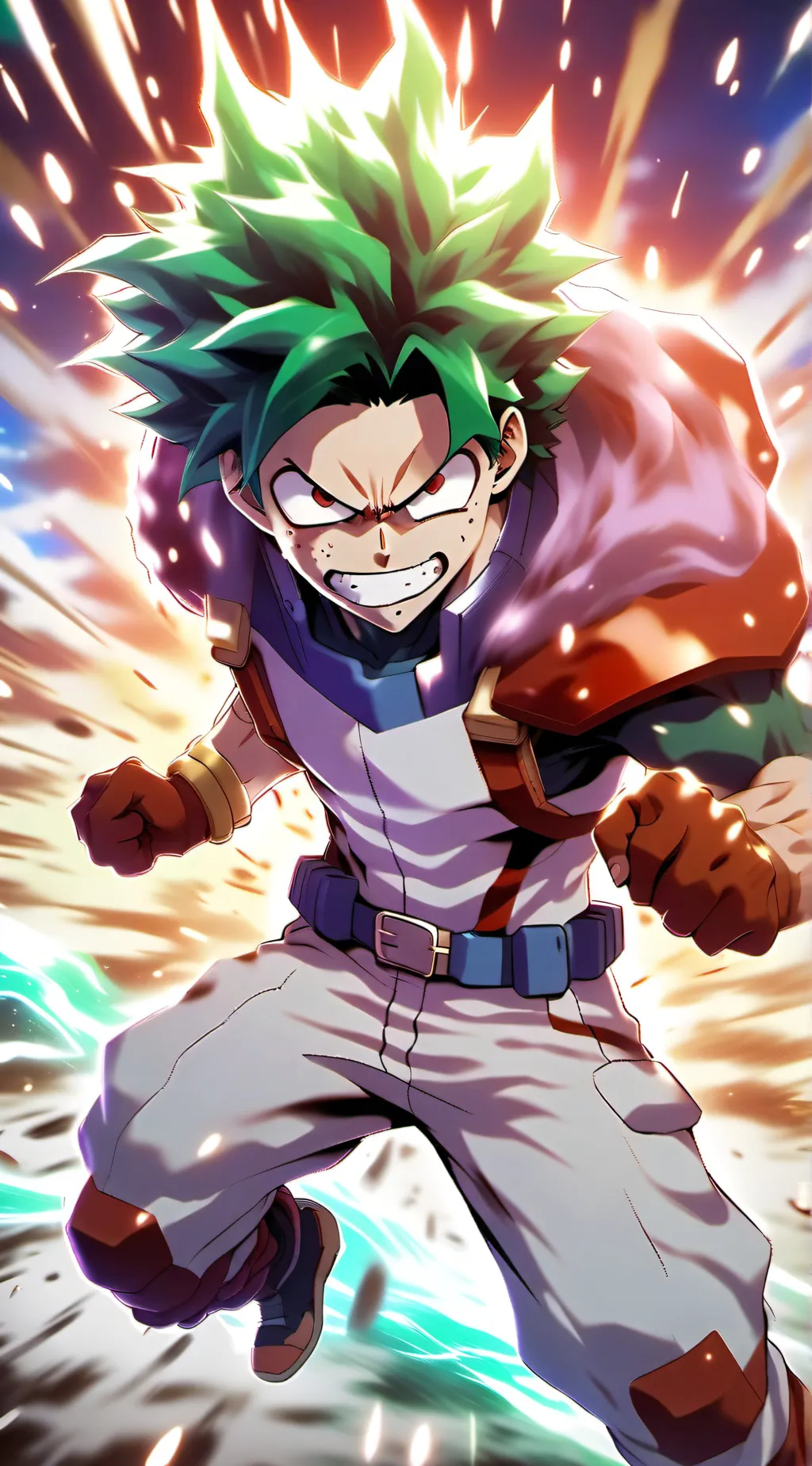 ai character: mha fight background