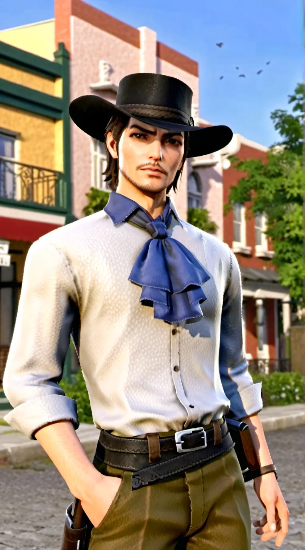 ai character: jack Marston  background