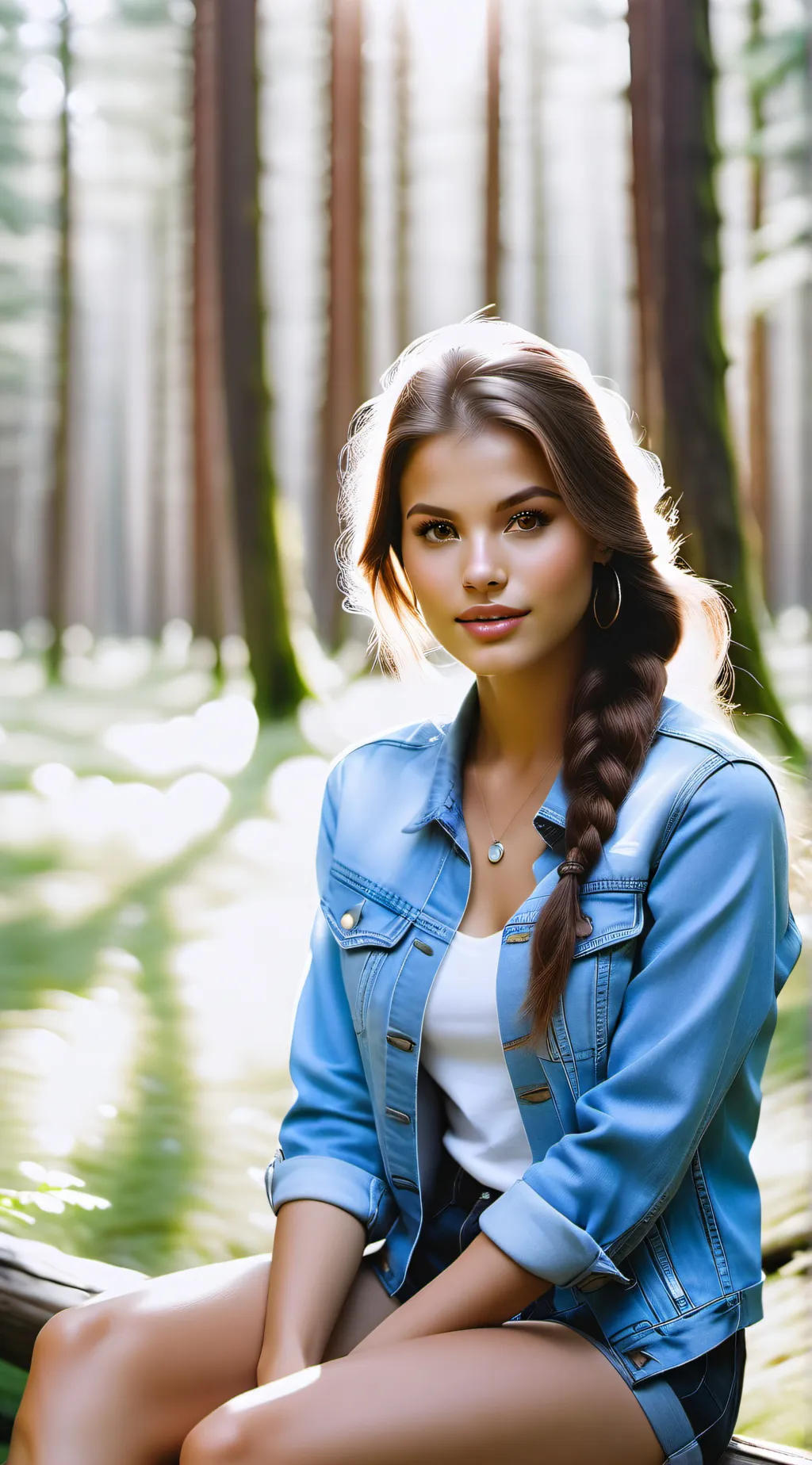 ai character: Katie  background