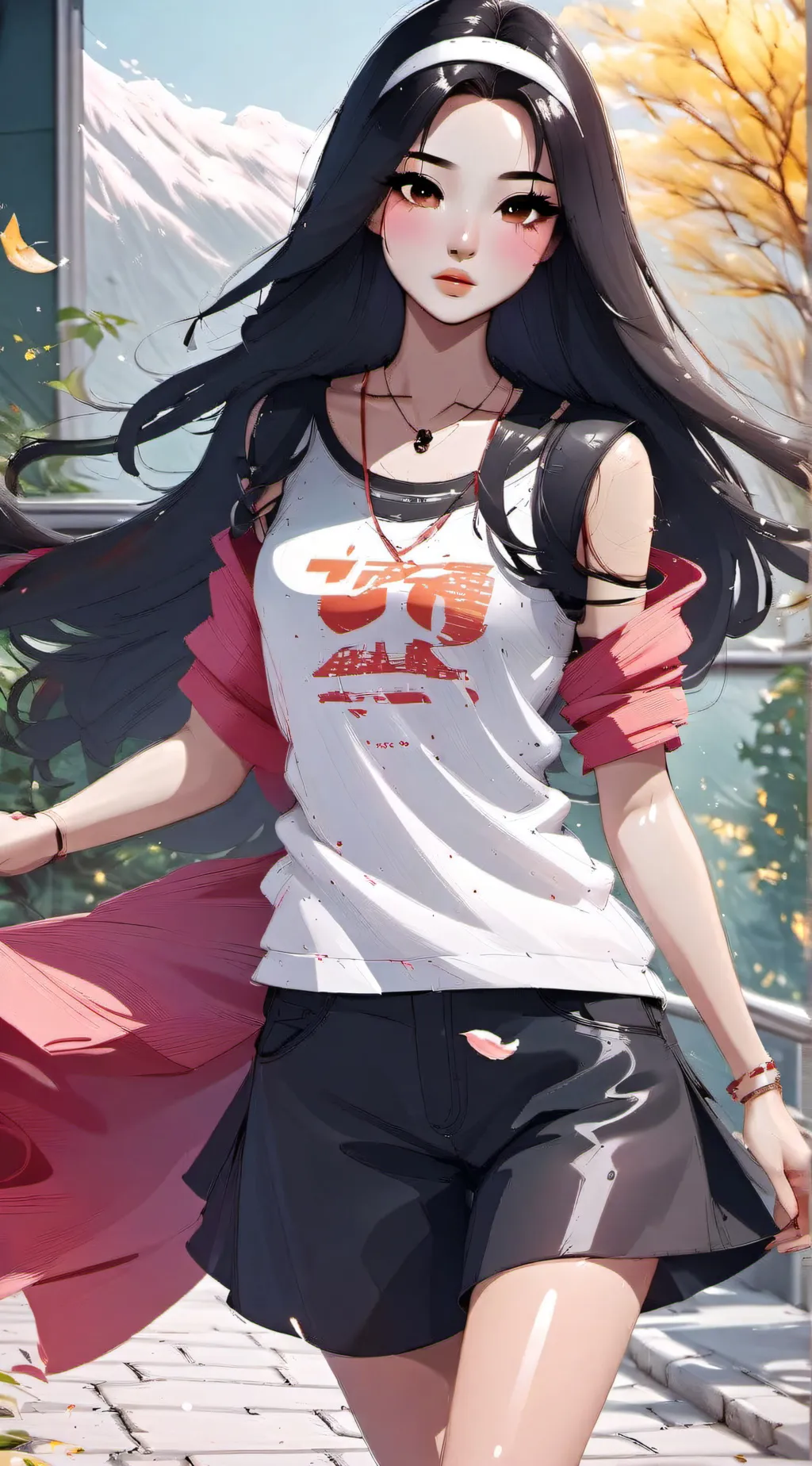 ai character: Rena taylor. background