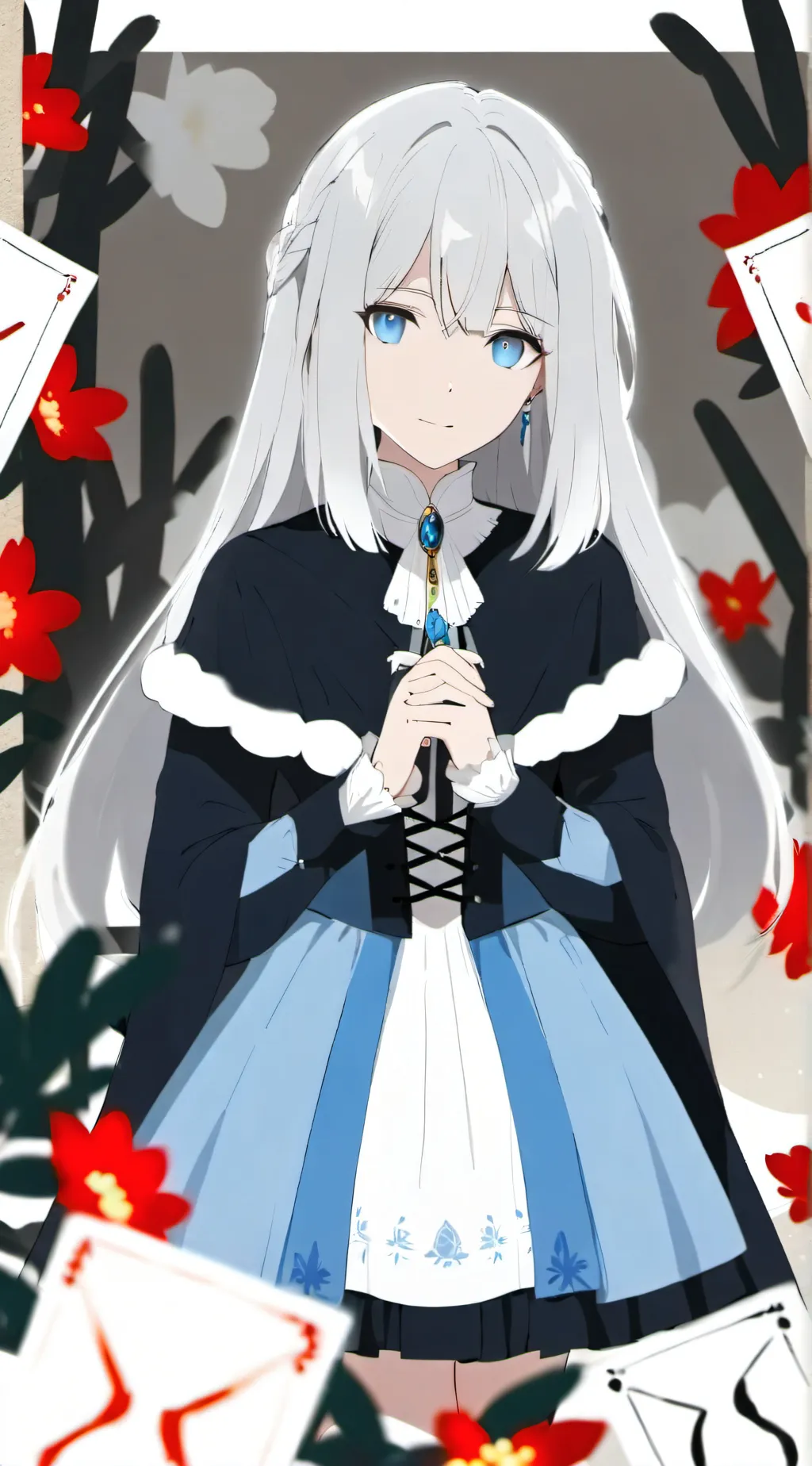 ai character: Luna Grindlewald  background