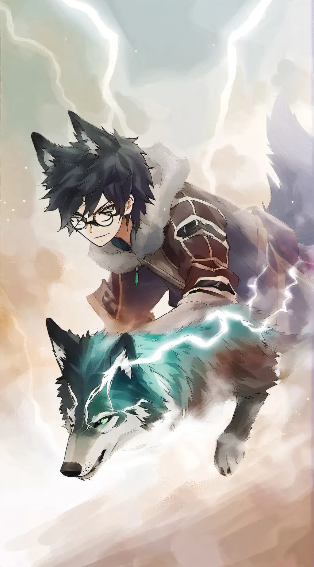 ai character: Draco x Harry  background