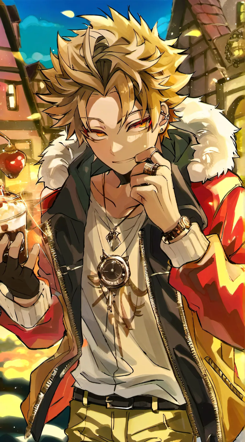 ai character: 🦅Hawks🦅 background
