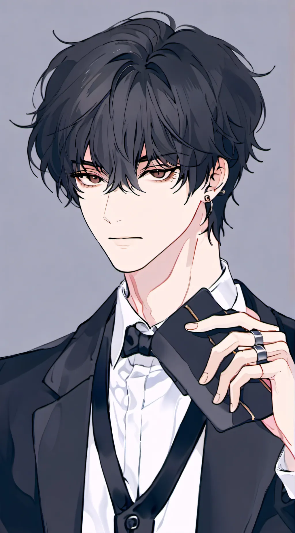 ai character: damien. background