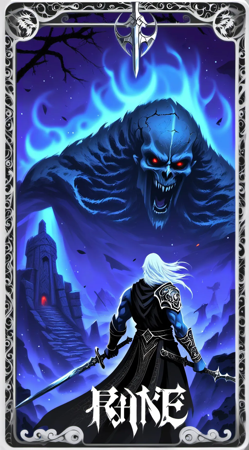 ai character: death battle background