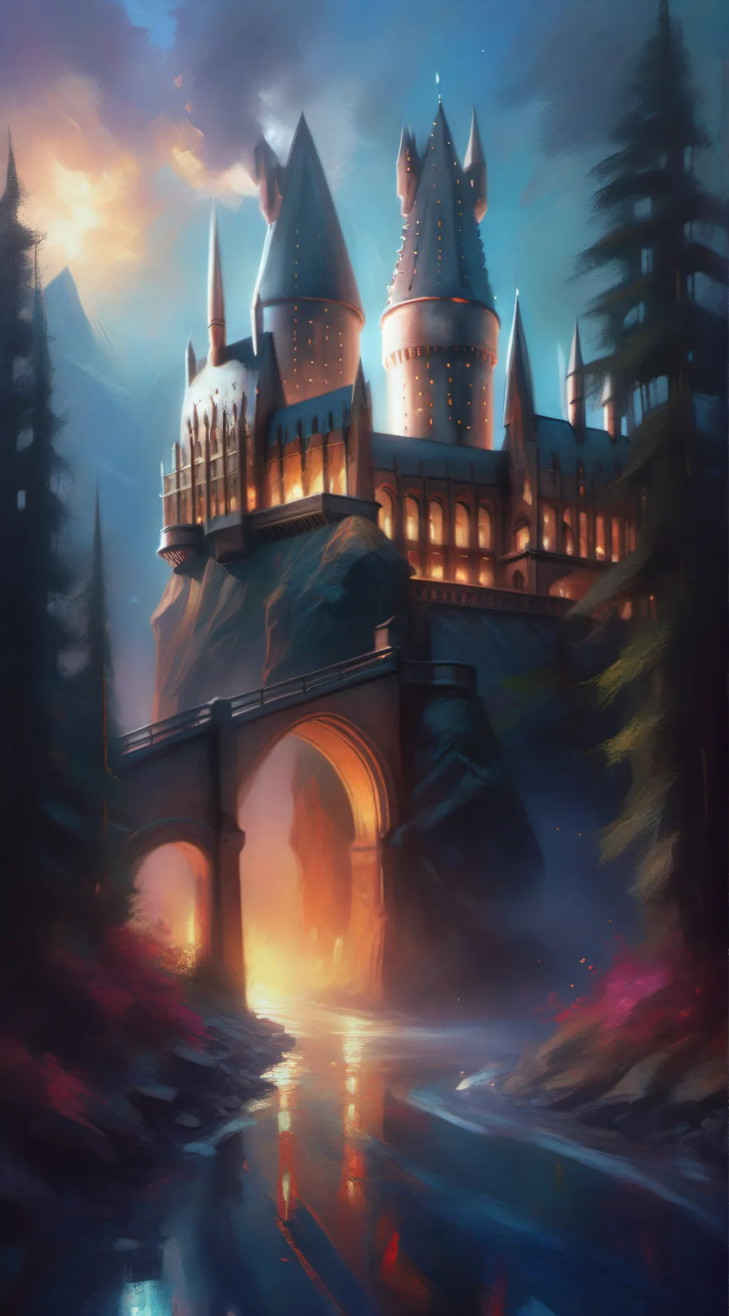 ai character: Hogwarts ✨ background