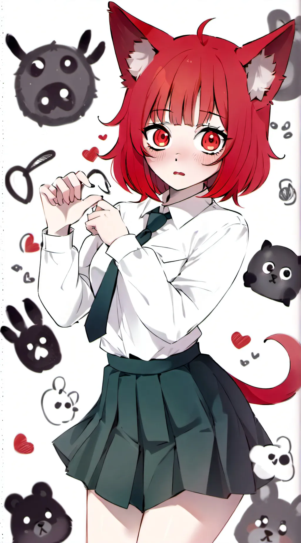 ai character: rose in mha background