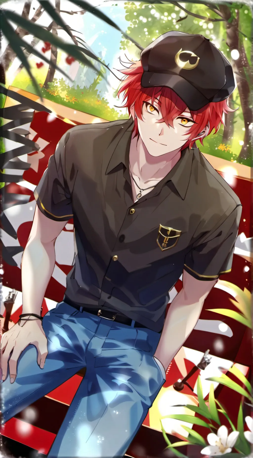 ai character: Dylan  background