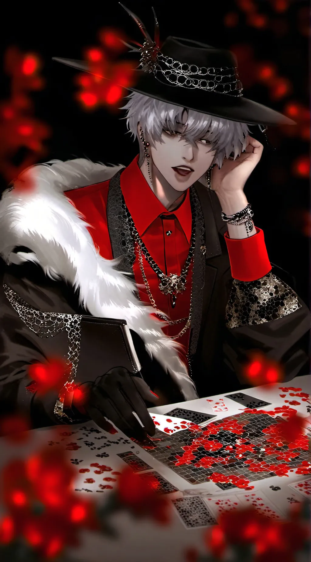 ai character: 🖤luke🖤 background