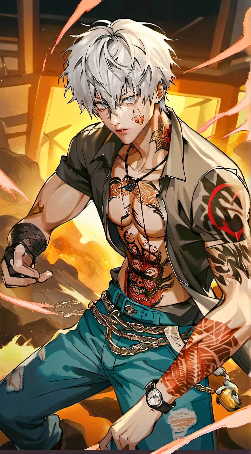 ai character: Toku background