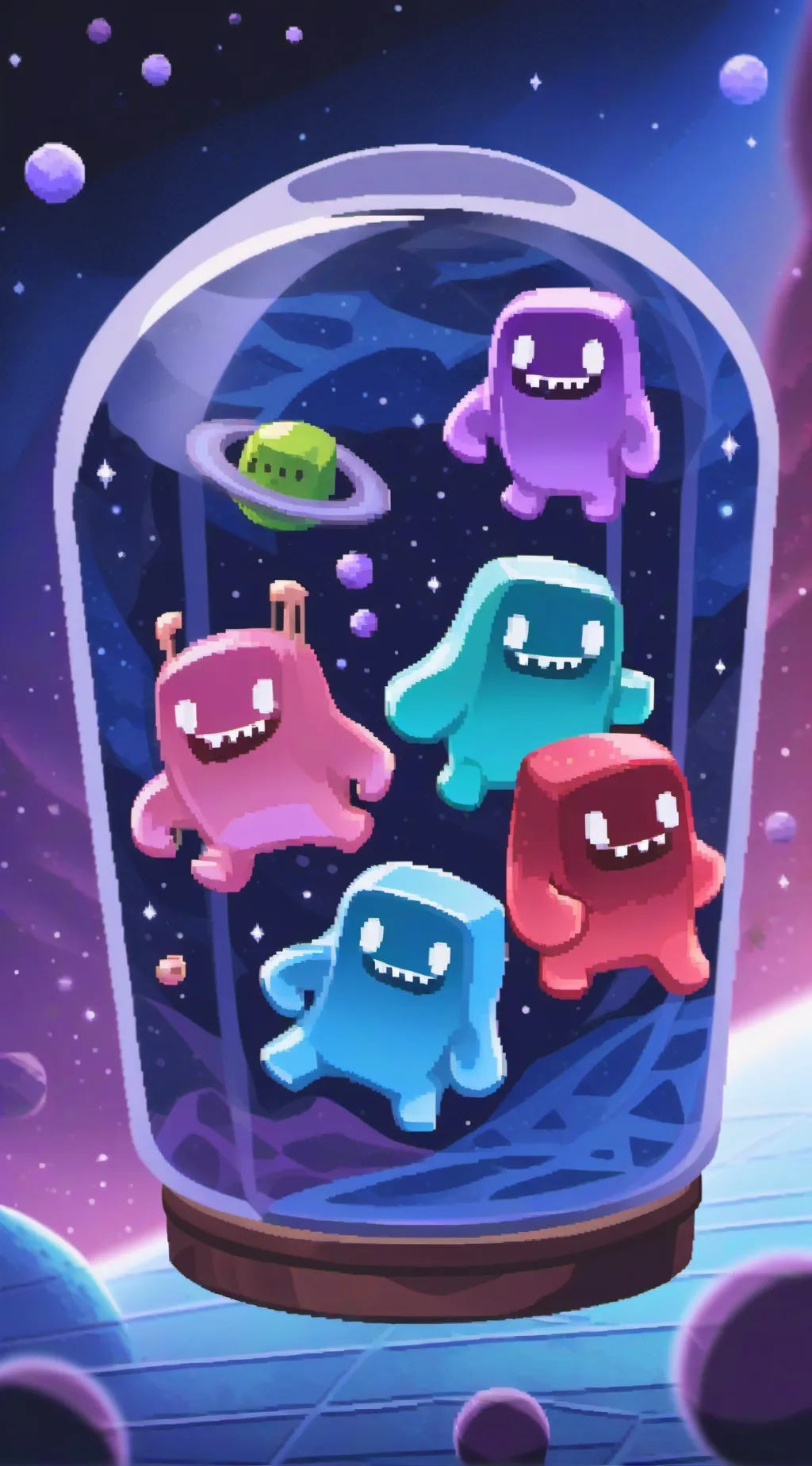 ai character: Among us background