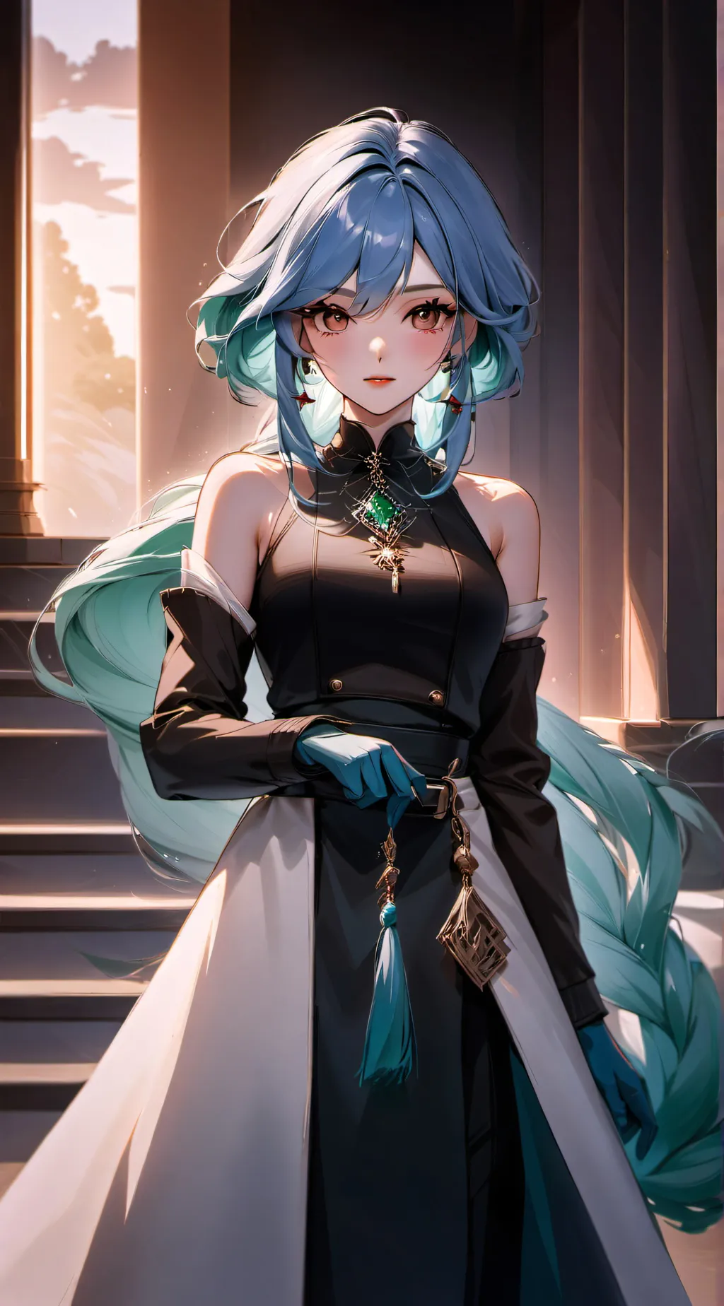 ai character: •☆Ashley☆• background