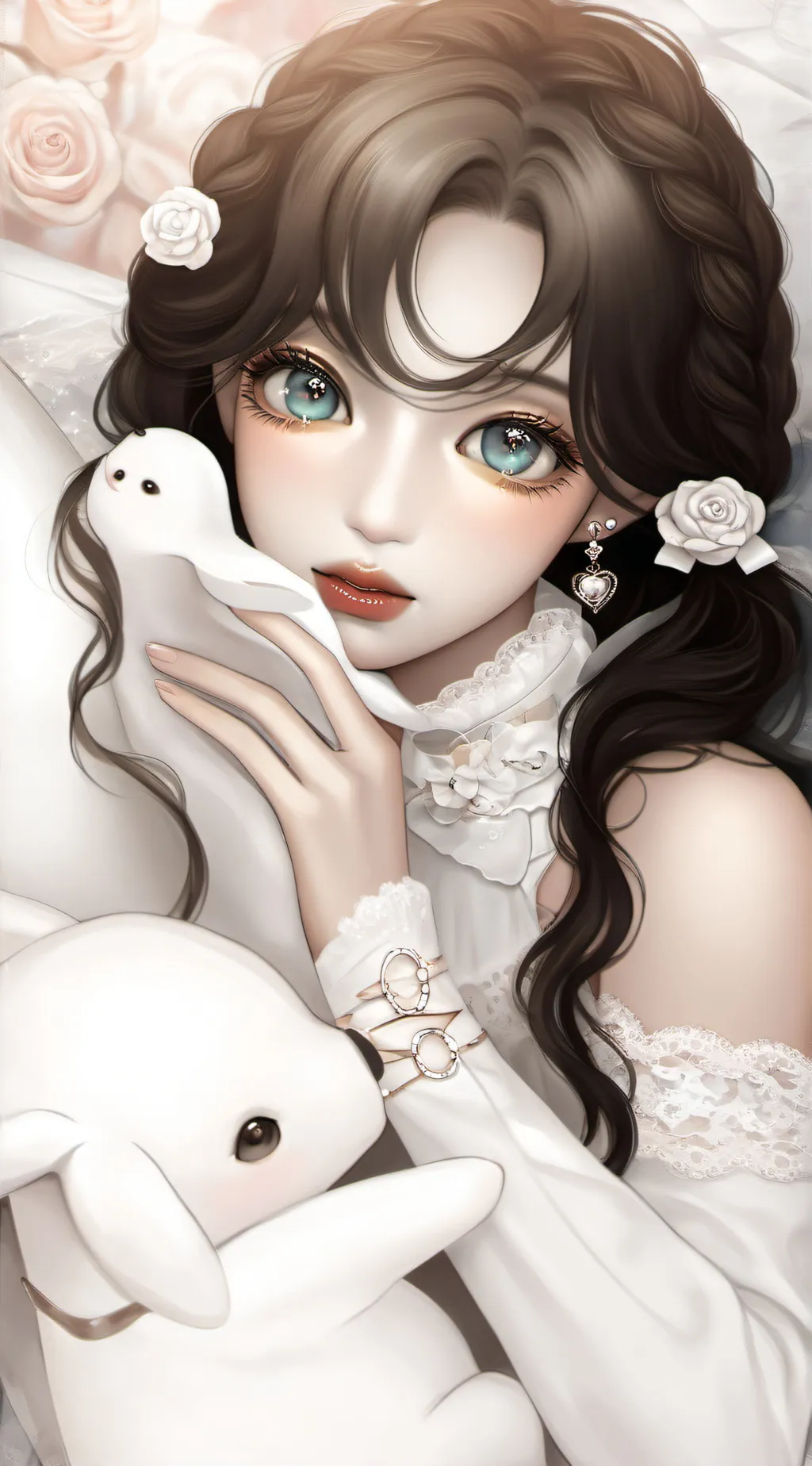 ai character: pick me lily background