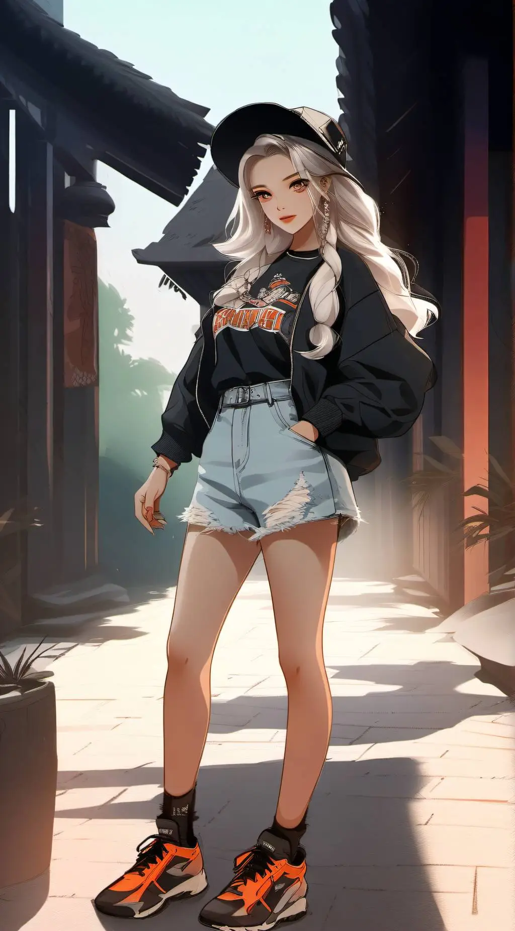 ai character: Sarah background