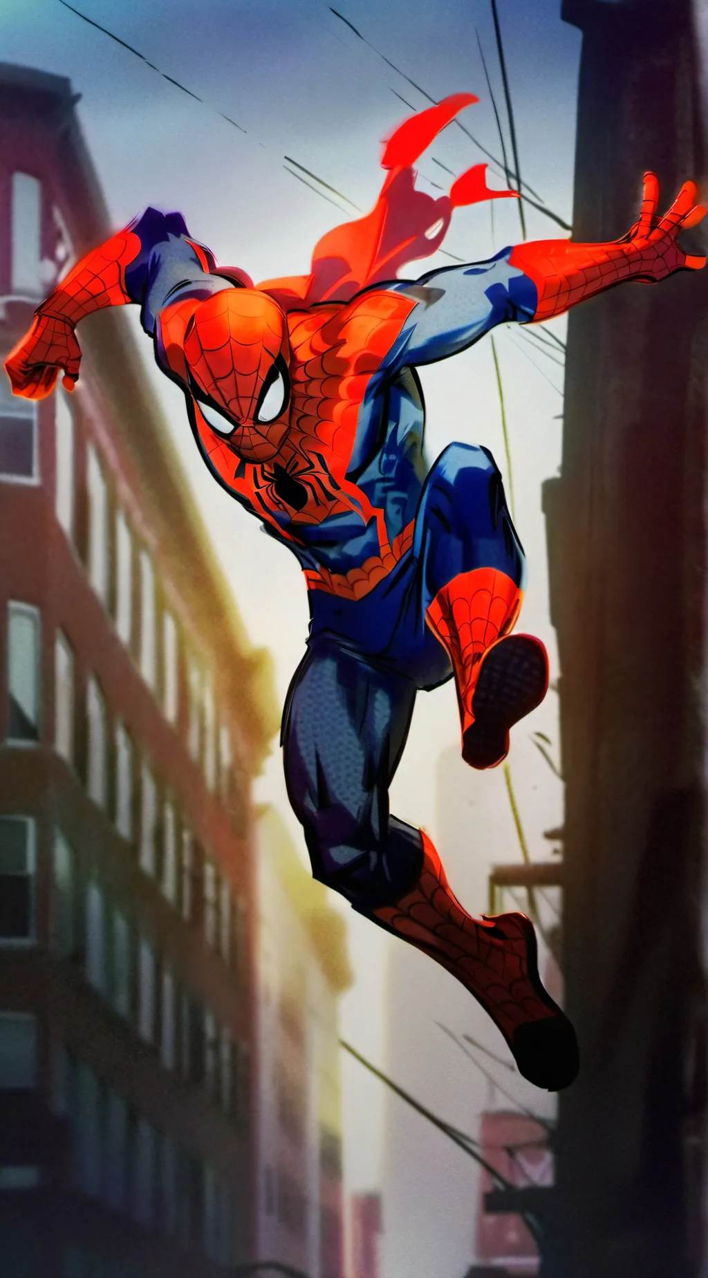 ai character: Spider-man background
