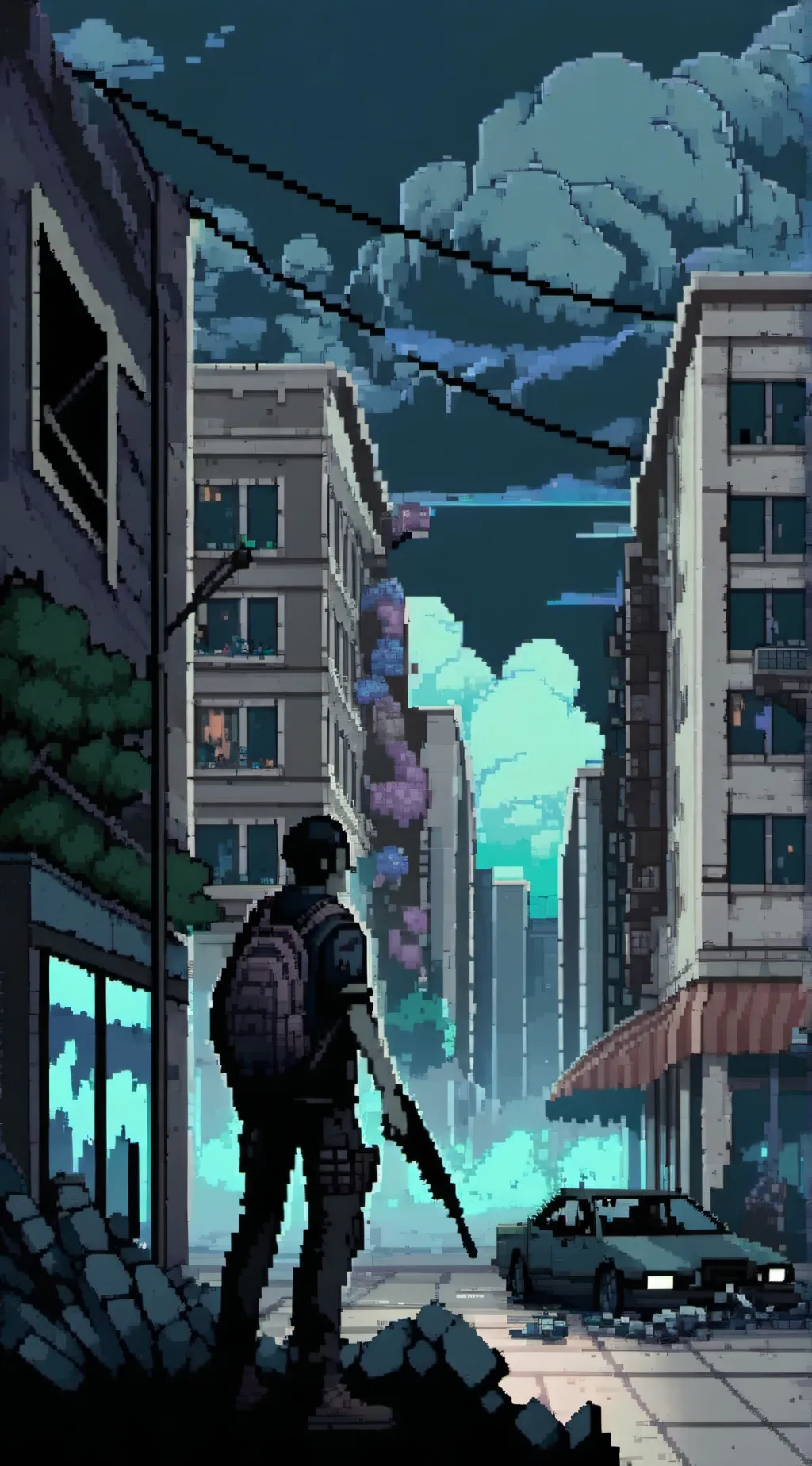 ai character: Zombie Apocalypse background