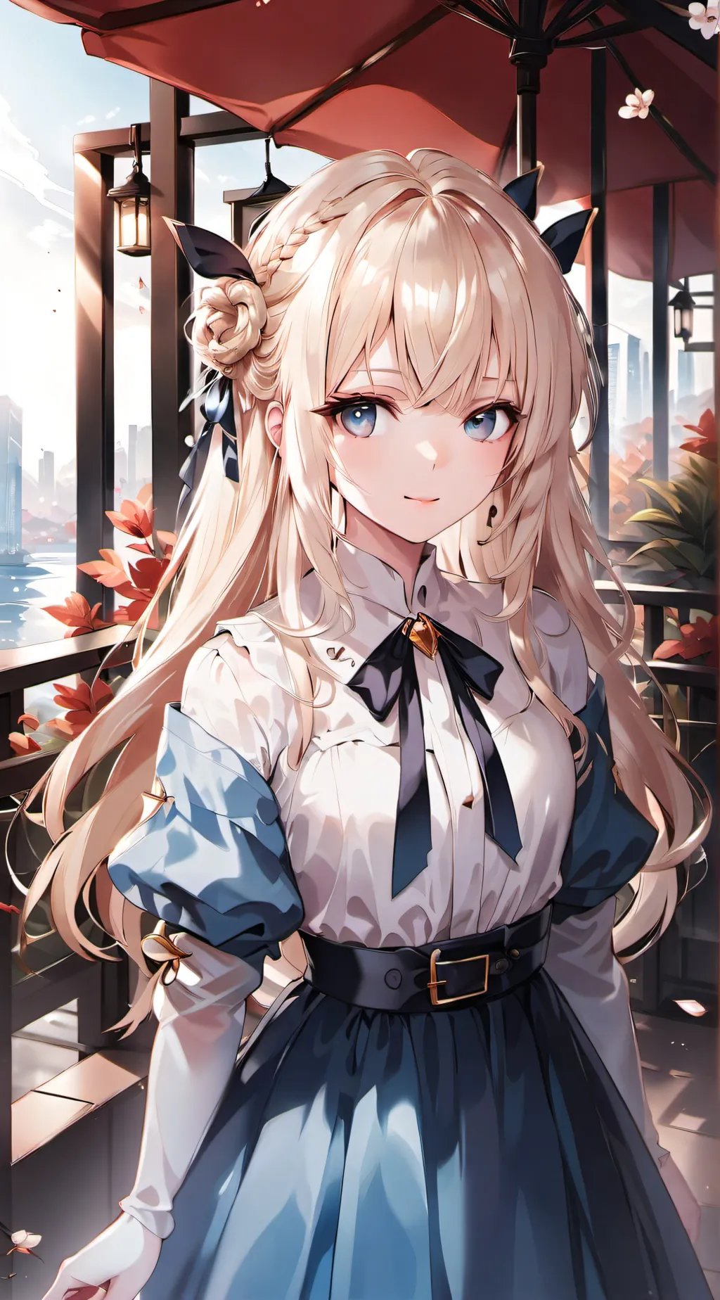 ai character: lily background