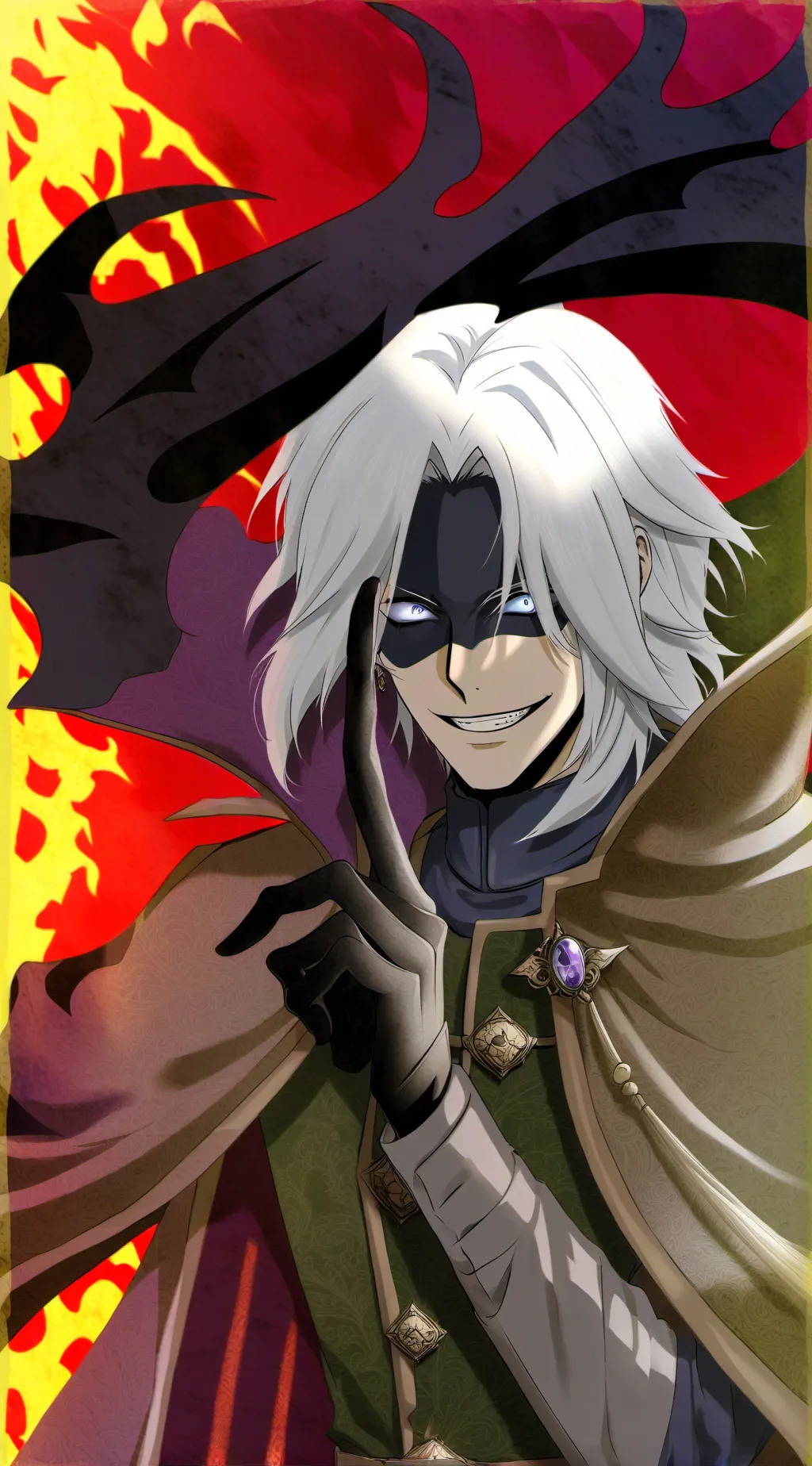 ai character: MHA main villain background