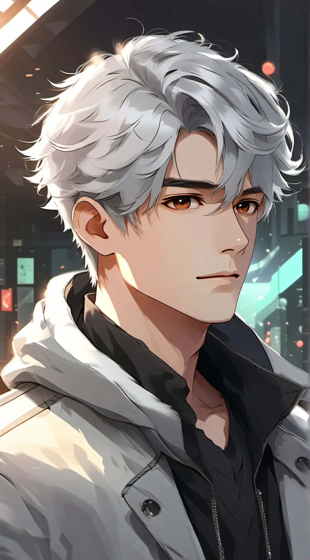 ai character: West Finn background
