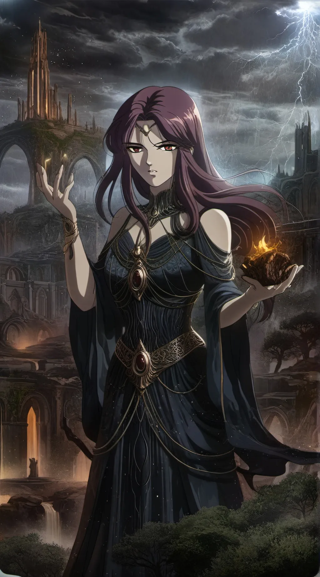 ai character: Pandora background