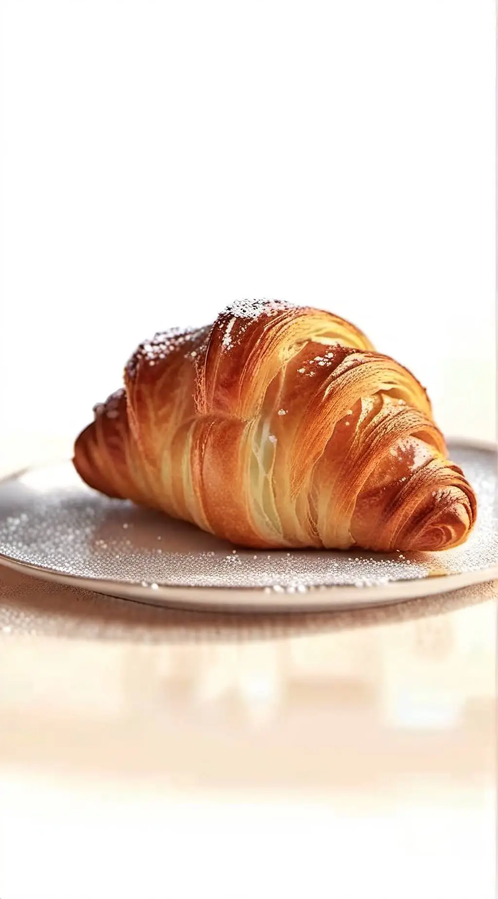 ai character: Croissant  background