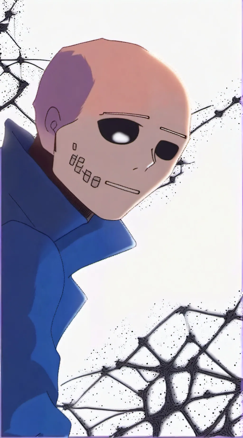 ai character: Sans undertale background