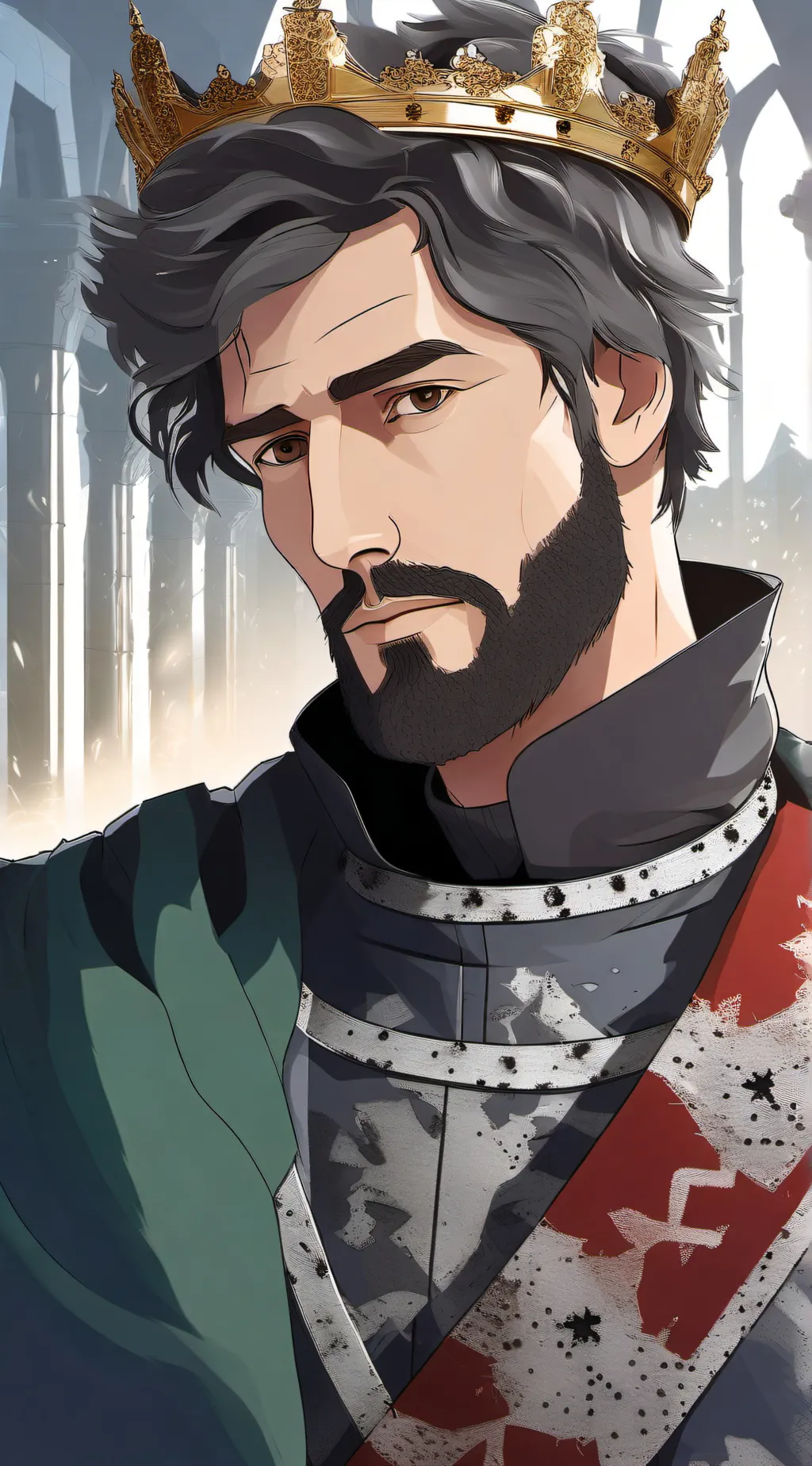 ai character: king John background