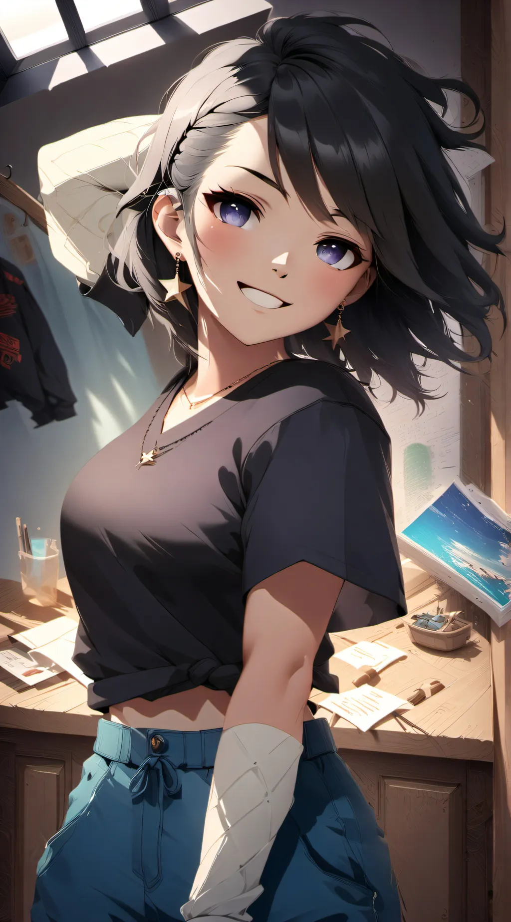 ai character: Mia background