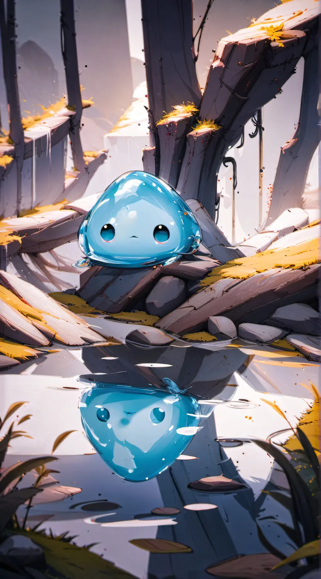 ai character: Pet Slime background