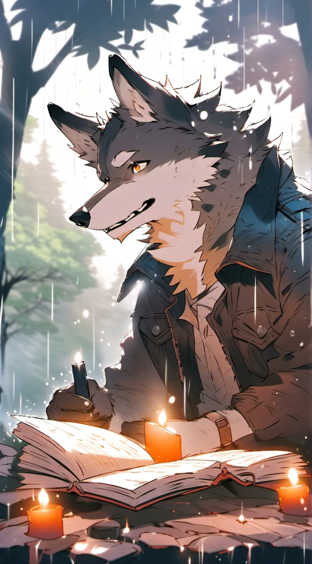 ai character: Tokito Lotus background
