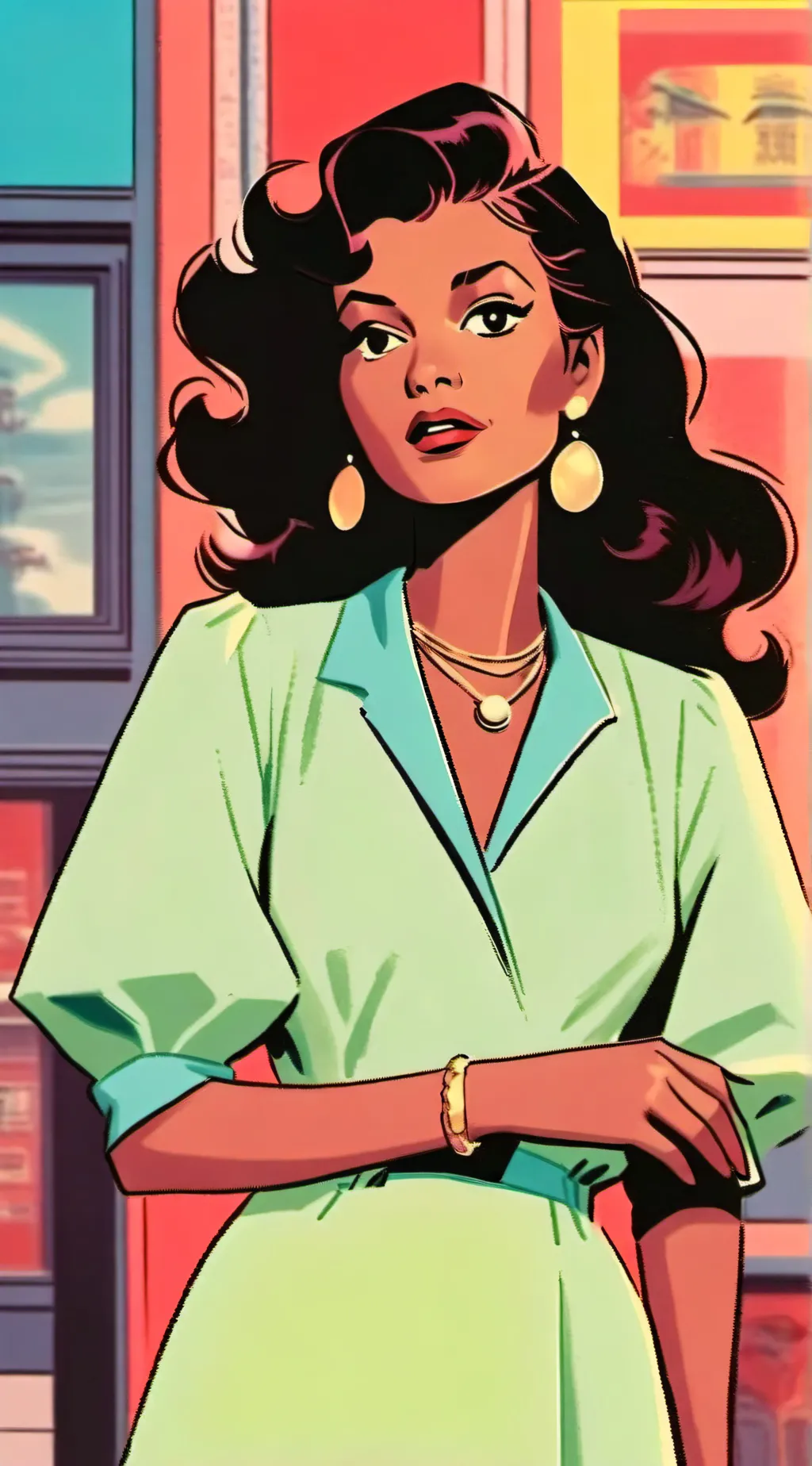 ai character: NAME IT background