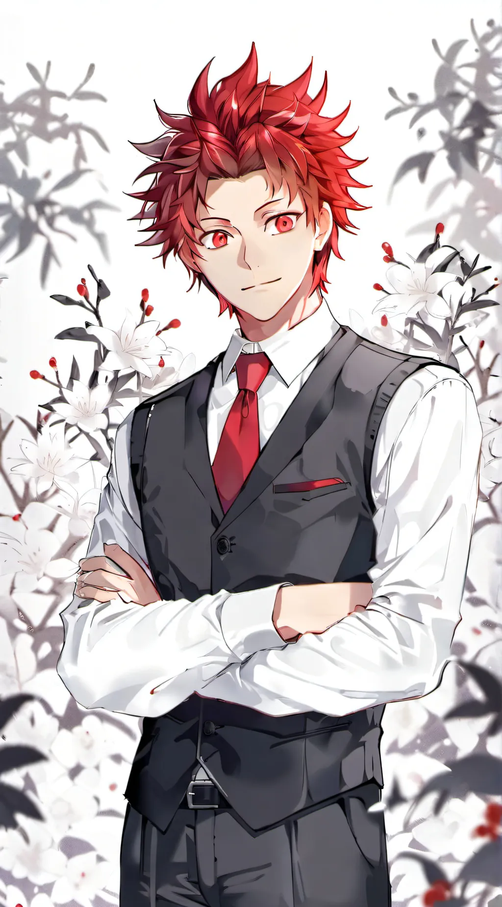 ai character: Kirishima background