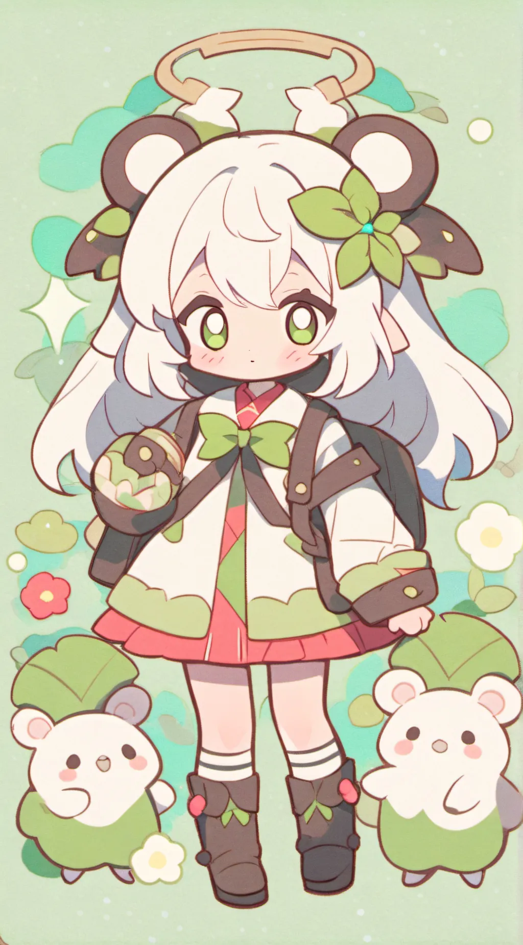 ai character: Catnap X Dogday background