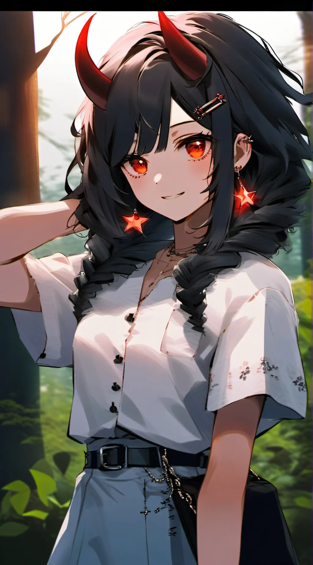 ai character: 👹🌸 Alicia 👹🌸 background