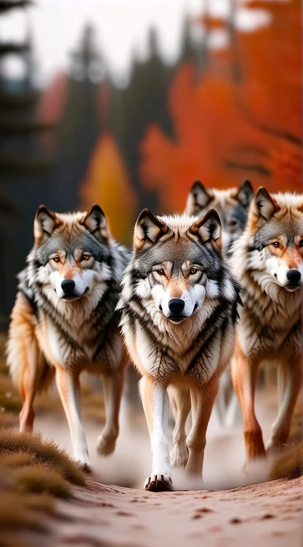 ai character: Wolf pack background
