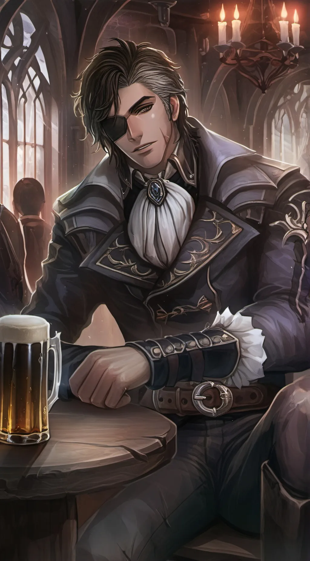 ai character: Nero background