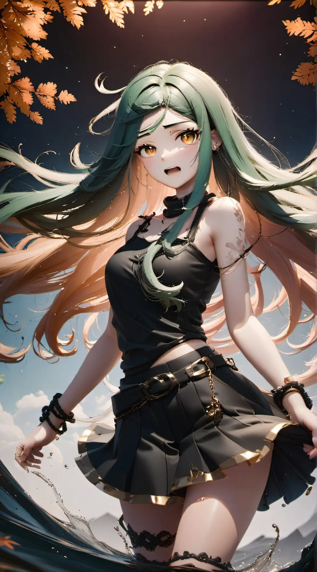 ai character: Melody  background