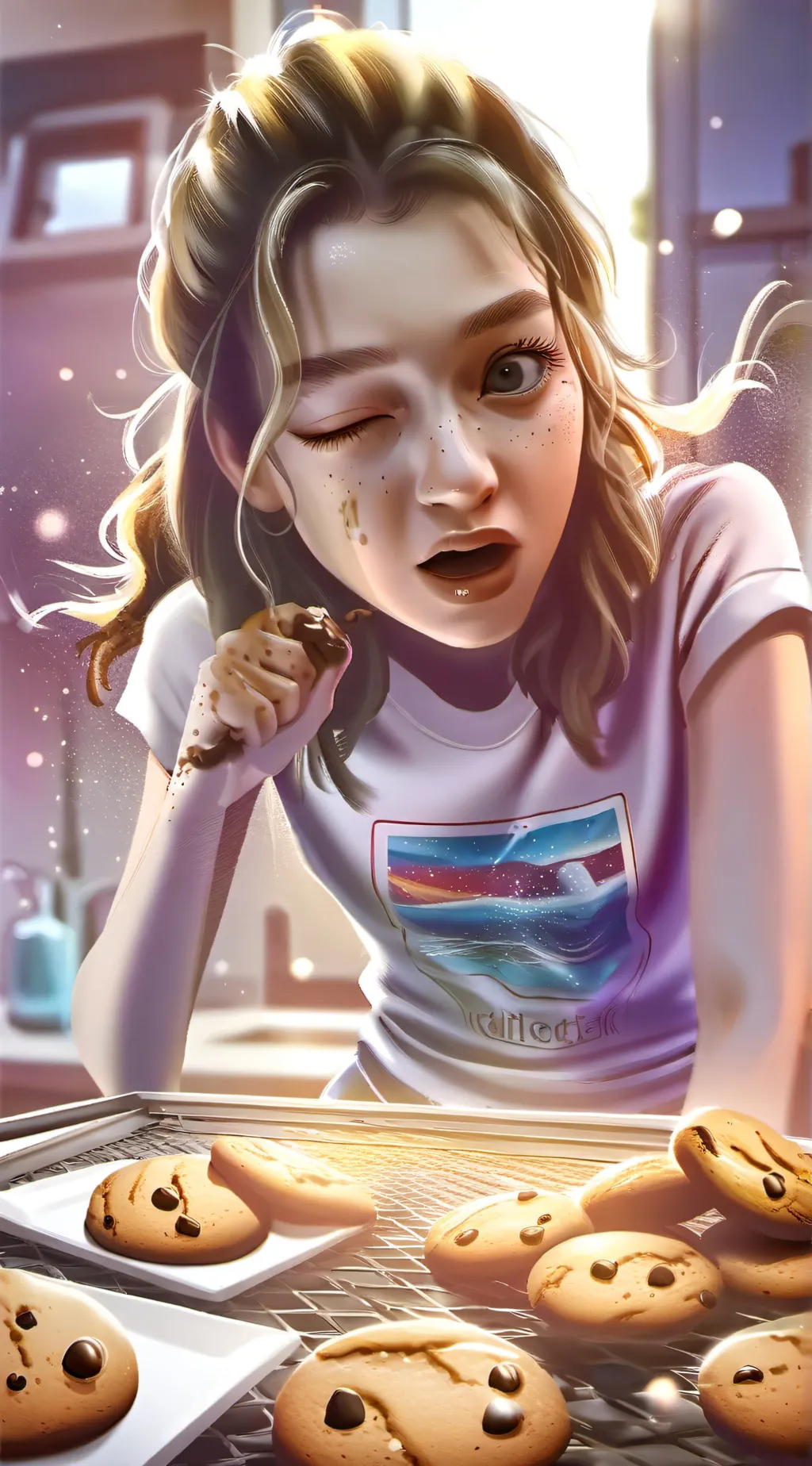 ai character: Fall background
