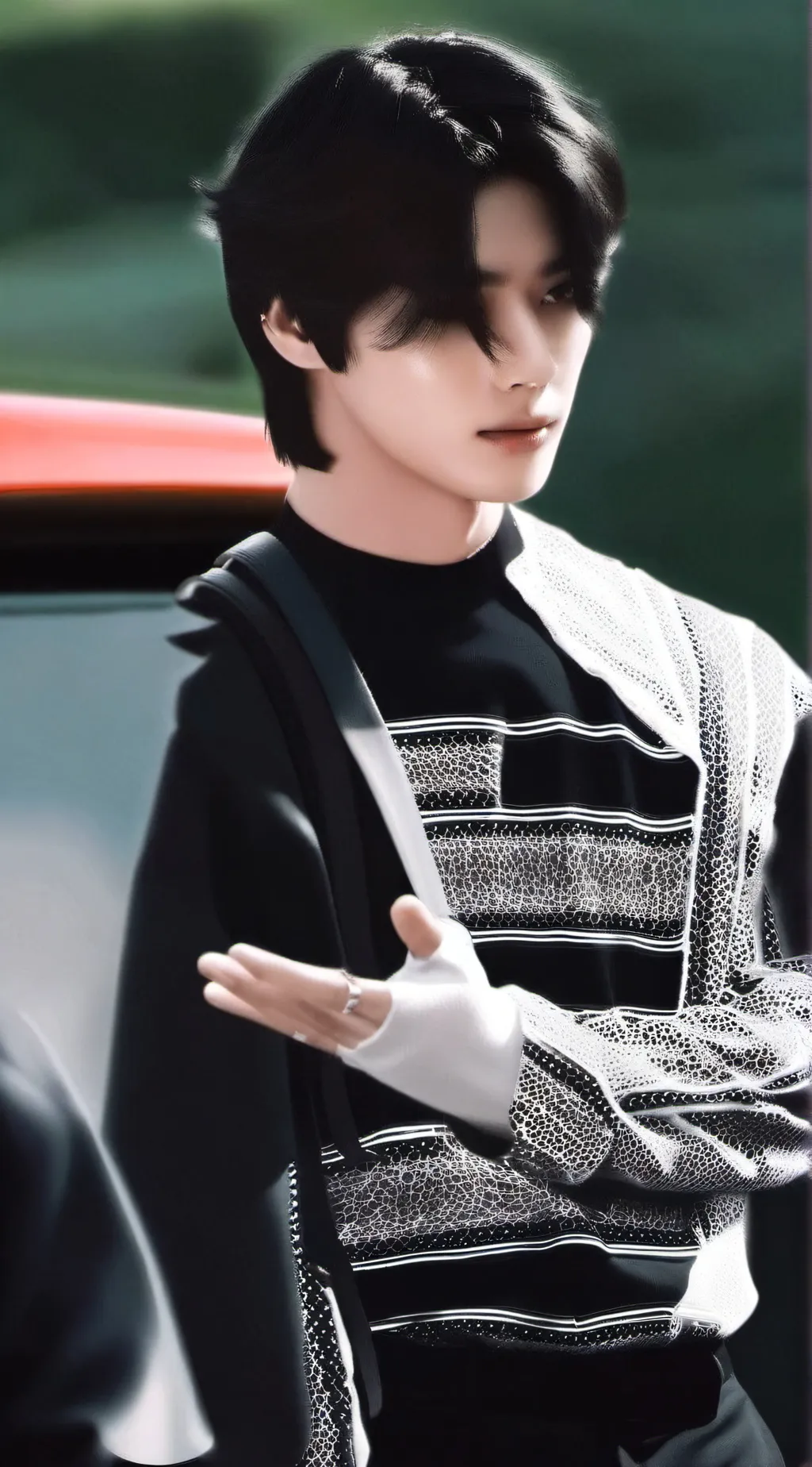 ai character: HYUNJIN background