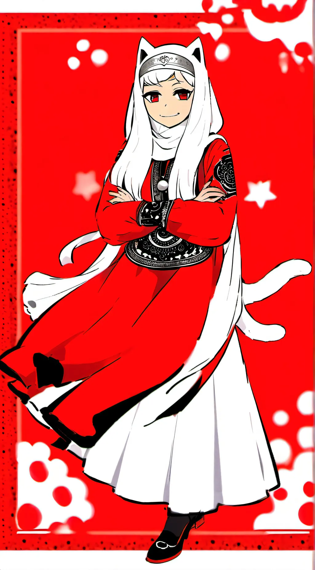 ai character: Melina.Cat background