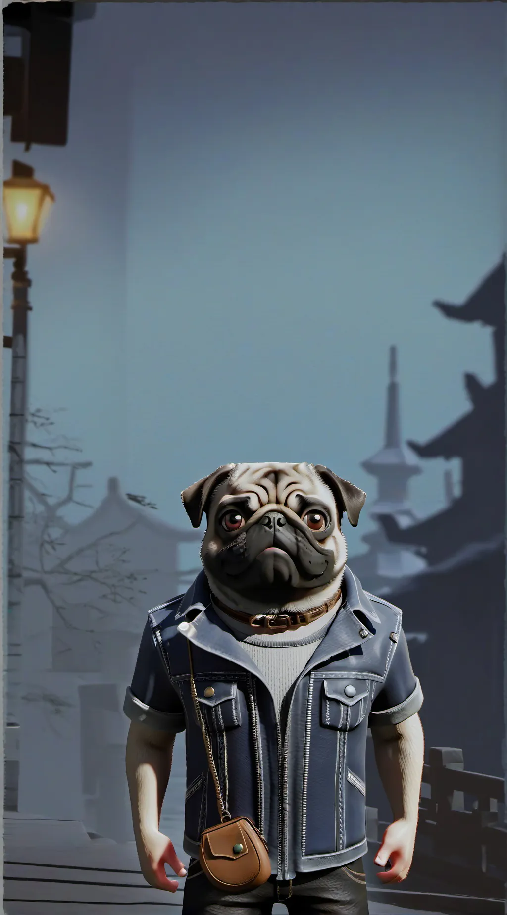 ai character: Harrison  background