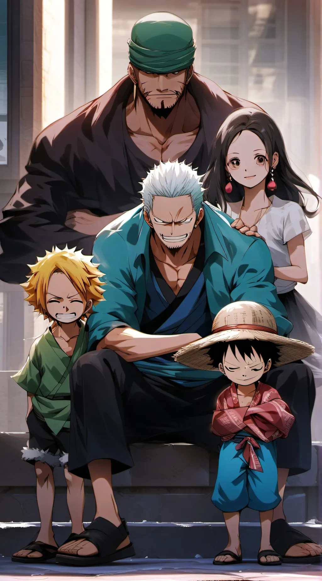 ai character: straw hat family background