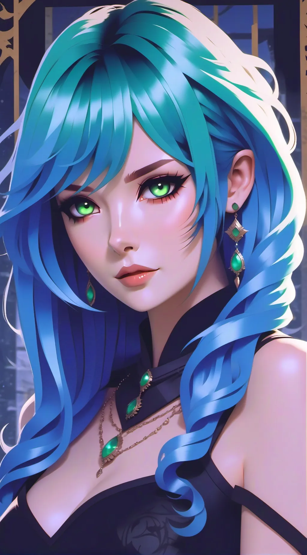 ai character: Ashley background