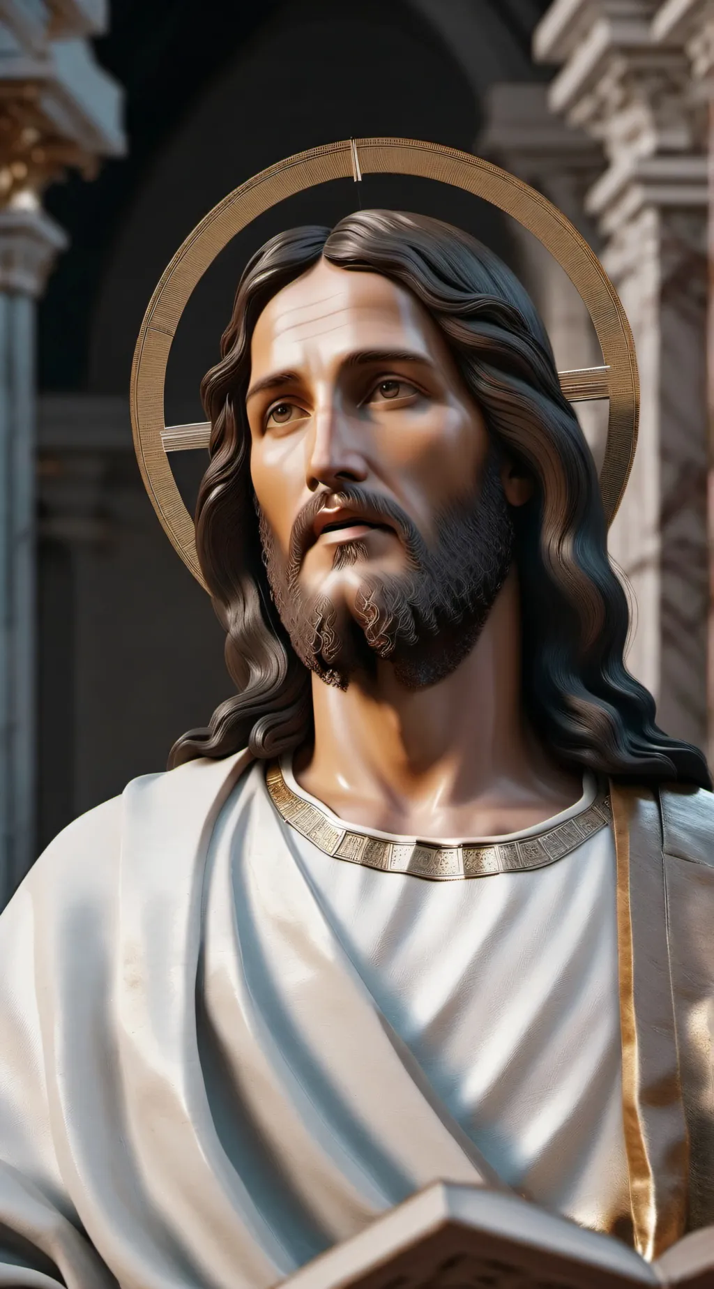 ai character: Heaven background